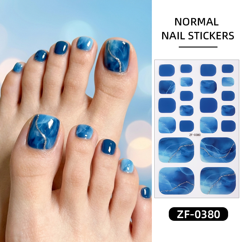 22Tips Gradient Marble Toe Nai - Full Cover Adhesive recensie en prijs