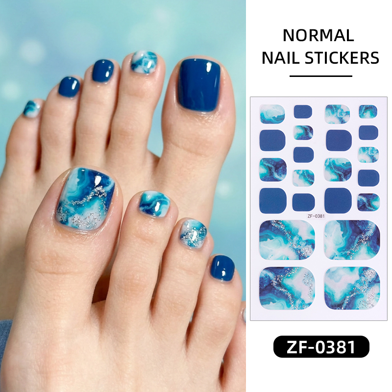 22Tips Gradient Marble Toe Nai - Full Cover Adhesive recensie en prijs