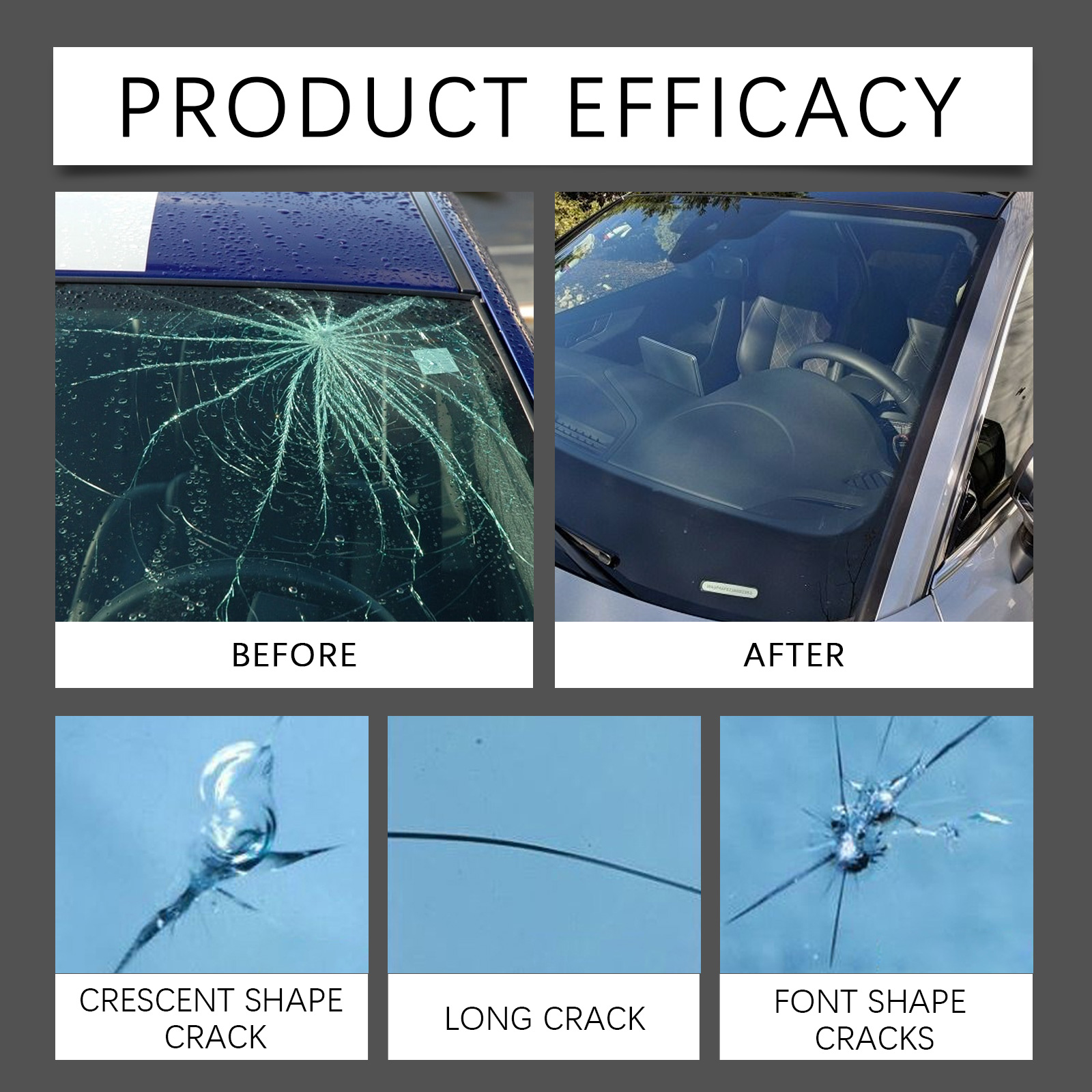 Car Windshield Crack Repair Re - Liquid Uv Glue Kit recensie en prijs