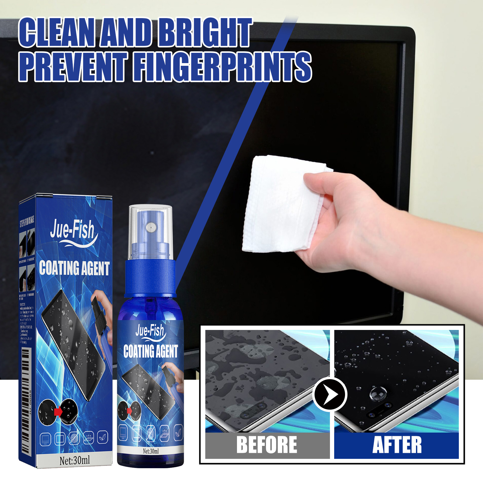 Screen Coating Agent, Smartpho - Oleophobic Coating Spray recensie en prijs
