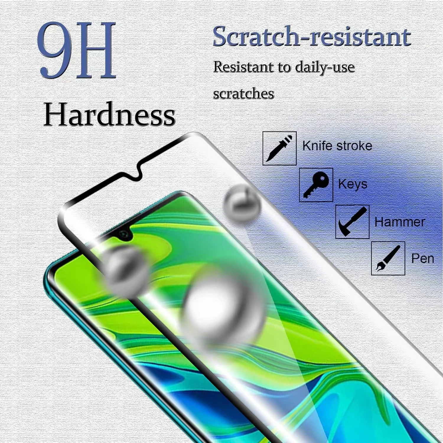 6IN1 For Xiaomi Mi 10 Glass Mi - Curved Edge Screen recensie en prijs