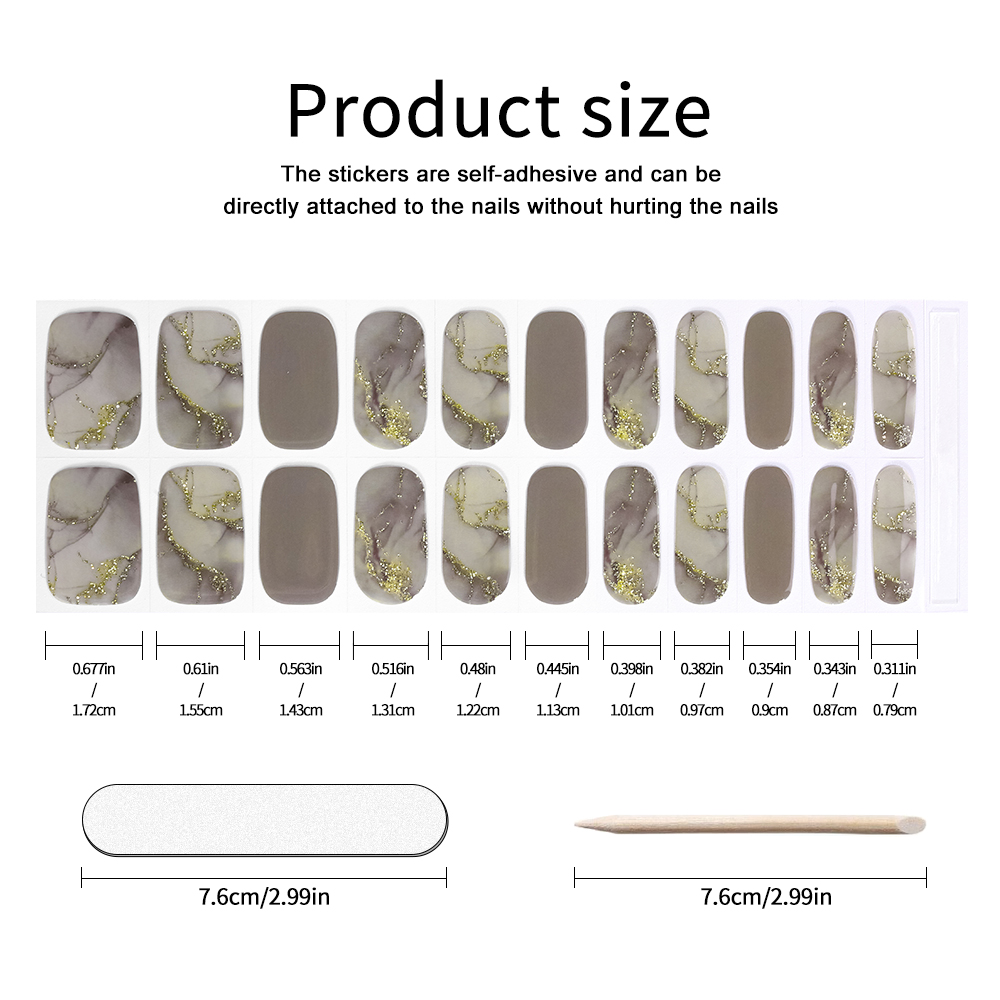 UV-Free Strips DIY Nails Stick - Full Cover Adhesive recensie en prijs
