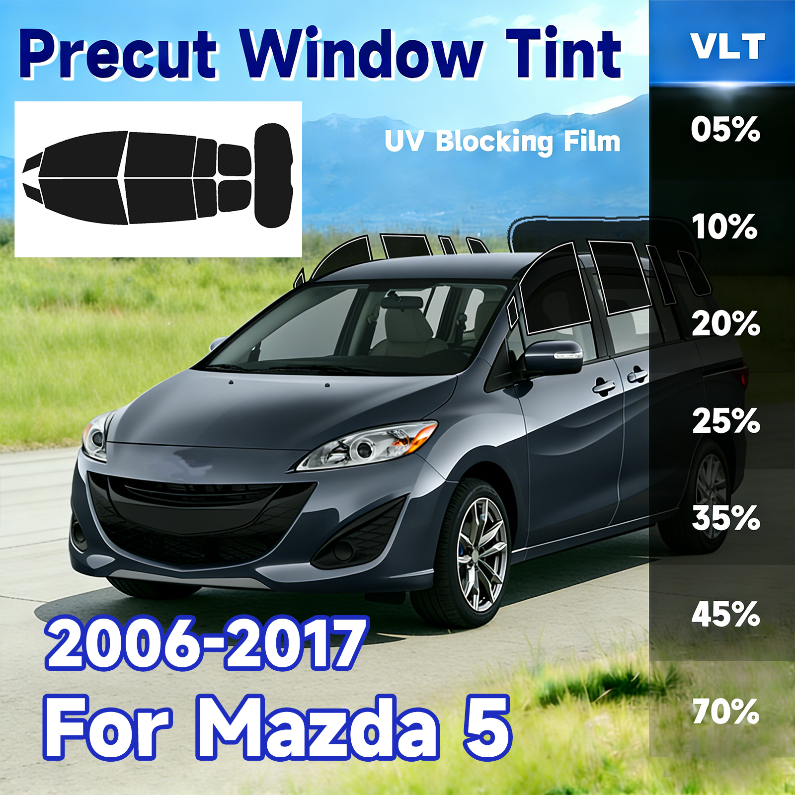 Precut Window Tint Car for Maz - Privacy Screen Protector recensie en prijs