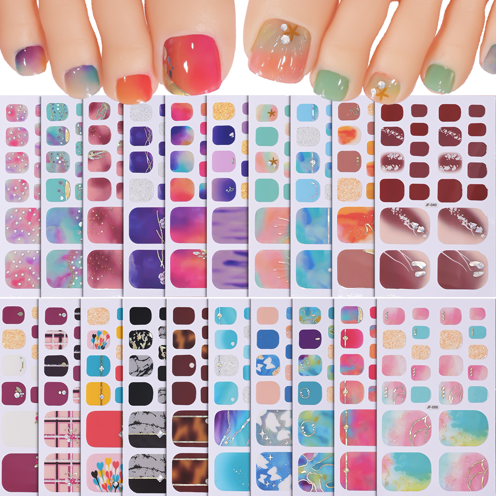 22Tips/Sheet DIY Glitter Toe N - Full Cover Adhesive recensie en prijs