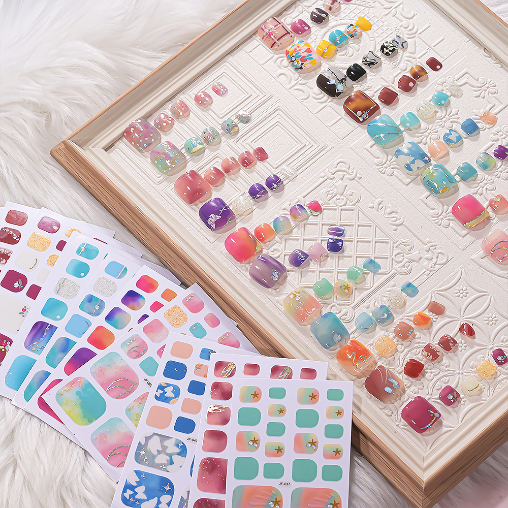 22Tips/Sheet DIY Glitter Toe N - Full Cover Adhesive recensie en prijs