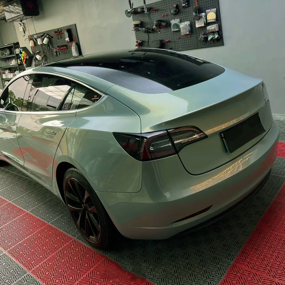 Car Vinyl Wrap Film Mica Green - Air Bubble Remover recensie en prijs