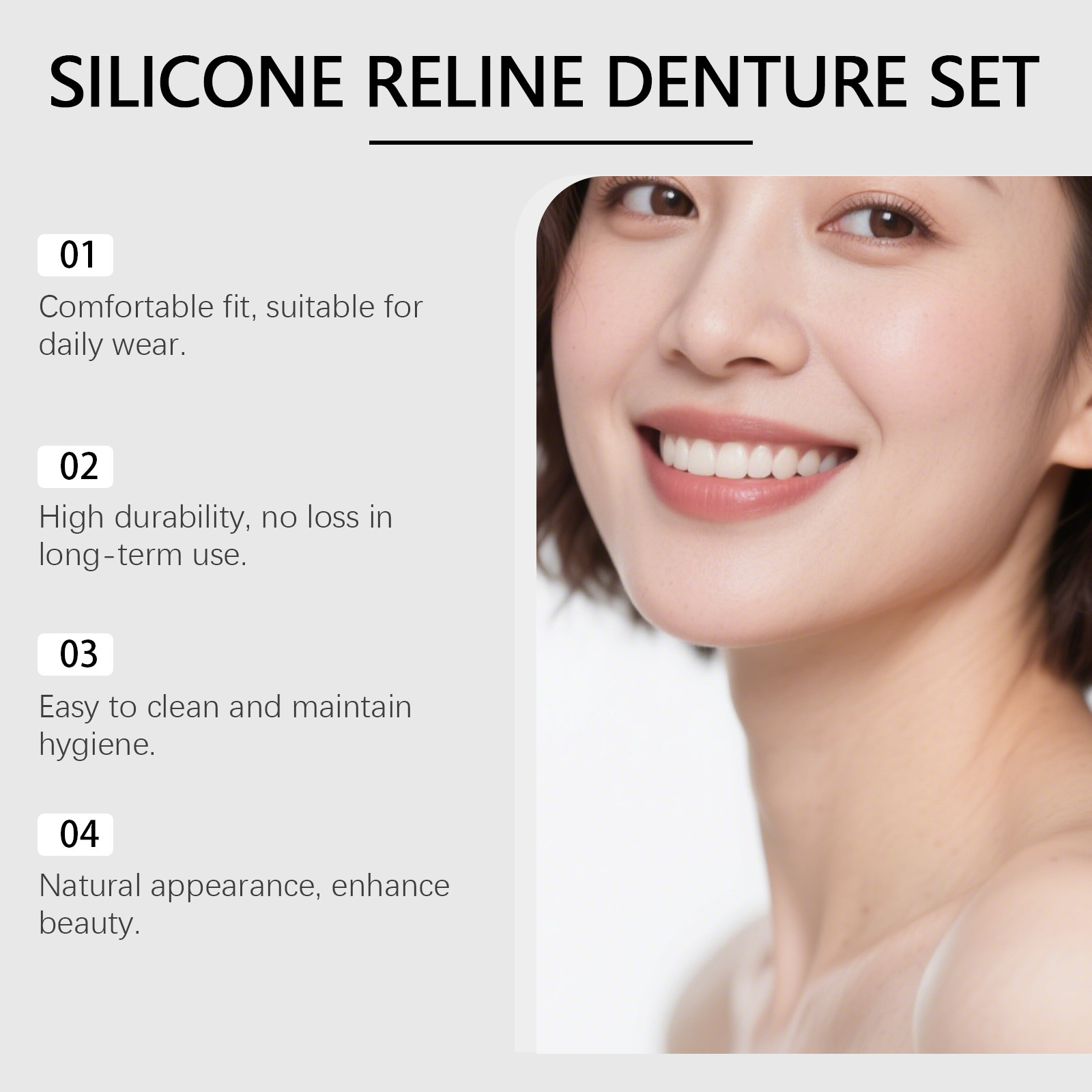 Denture Full Set Over Gums Kit - Full Cover Adhesive recensie en prijs