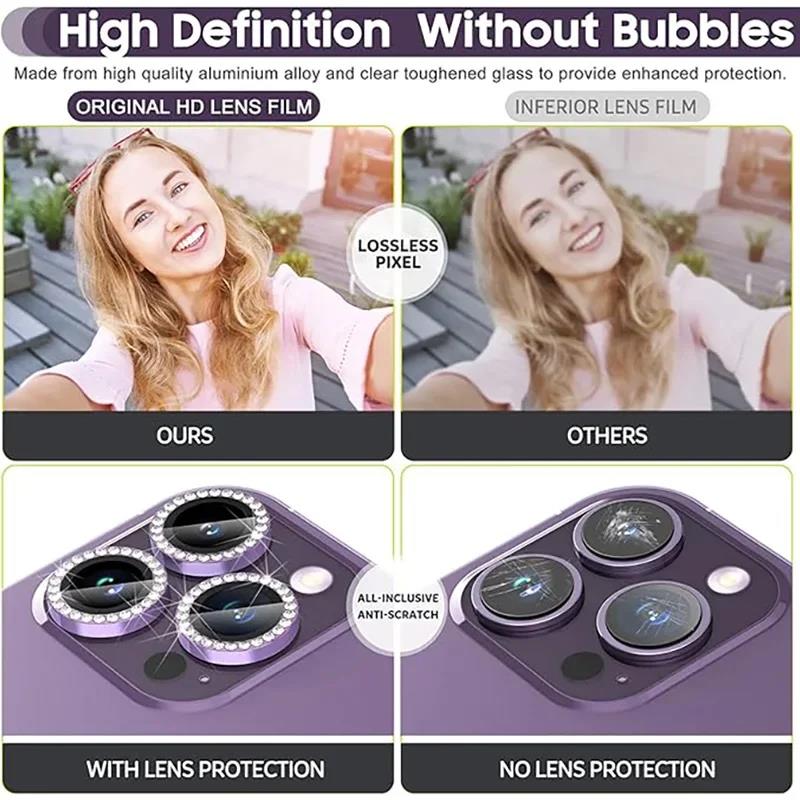 Glitter Camera Lens Protector  - Tempered Glass Screen 9H recensie en prijs