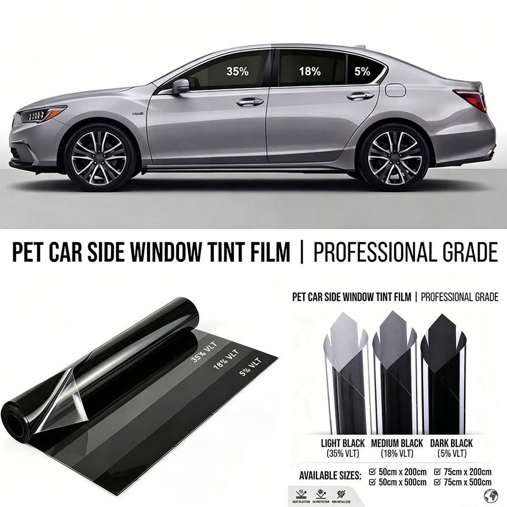 2m/5m 5/18/35 Percent VLT Car  - Glass Protector Auto recensie en prijs