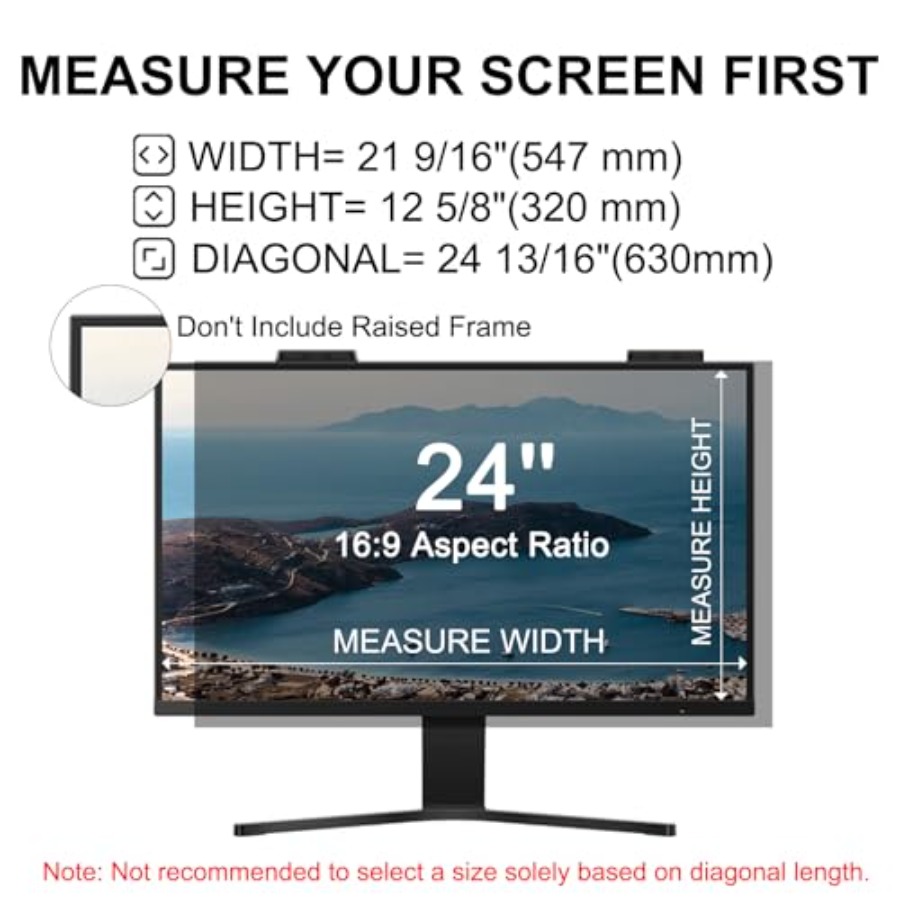 [2-Pack] 24 Inch Privacy Scree - Privacy Filter 2Pack recensie en prijs