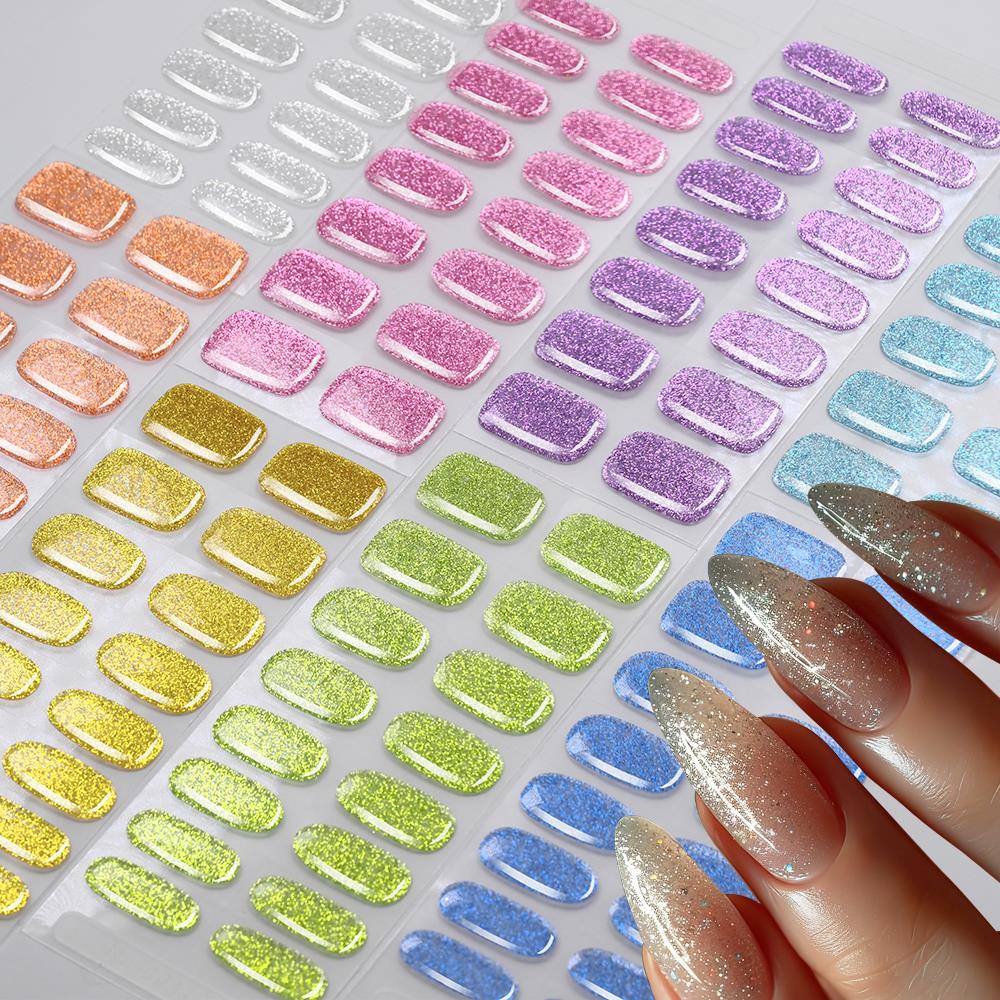 16Tips Colorful Glitter Semi C - Full Cover Adhesive recensie en prijs