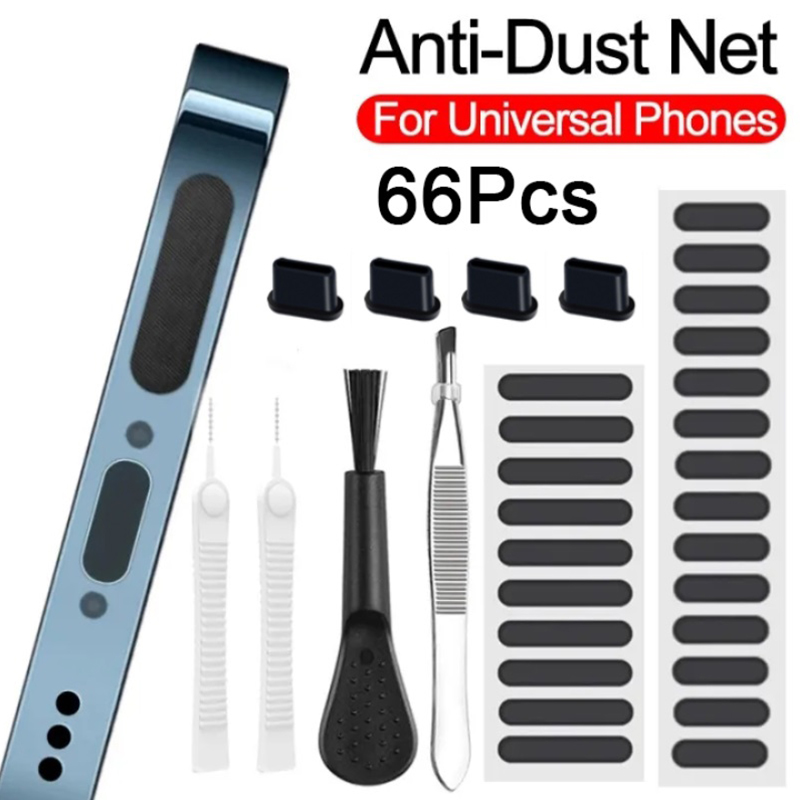 66PCS Dust Plug Phone Speaker  - Dust Removal Sticker recensie en prijs