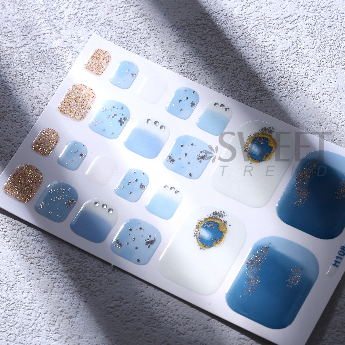 5pcs Elegant Rhinestone Design - Full Cover Adhesive recensie en prijs