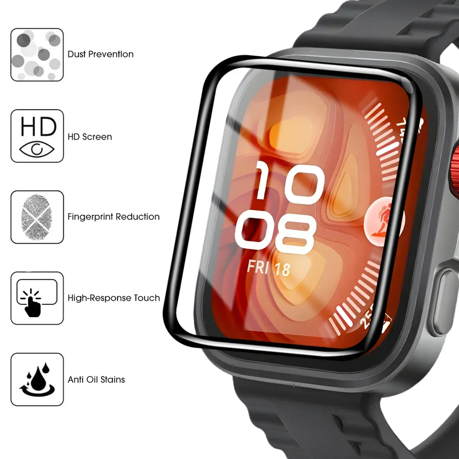 1-5Pcs 9D Curved Film For Huaw - Tempered Glass Screen 9H recensie en prijs