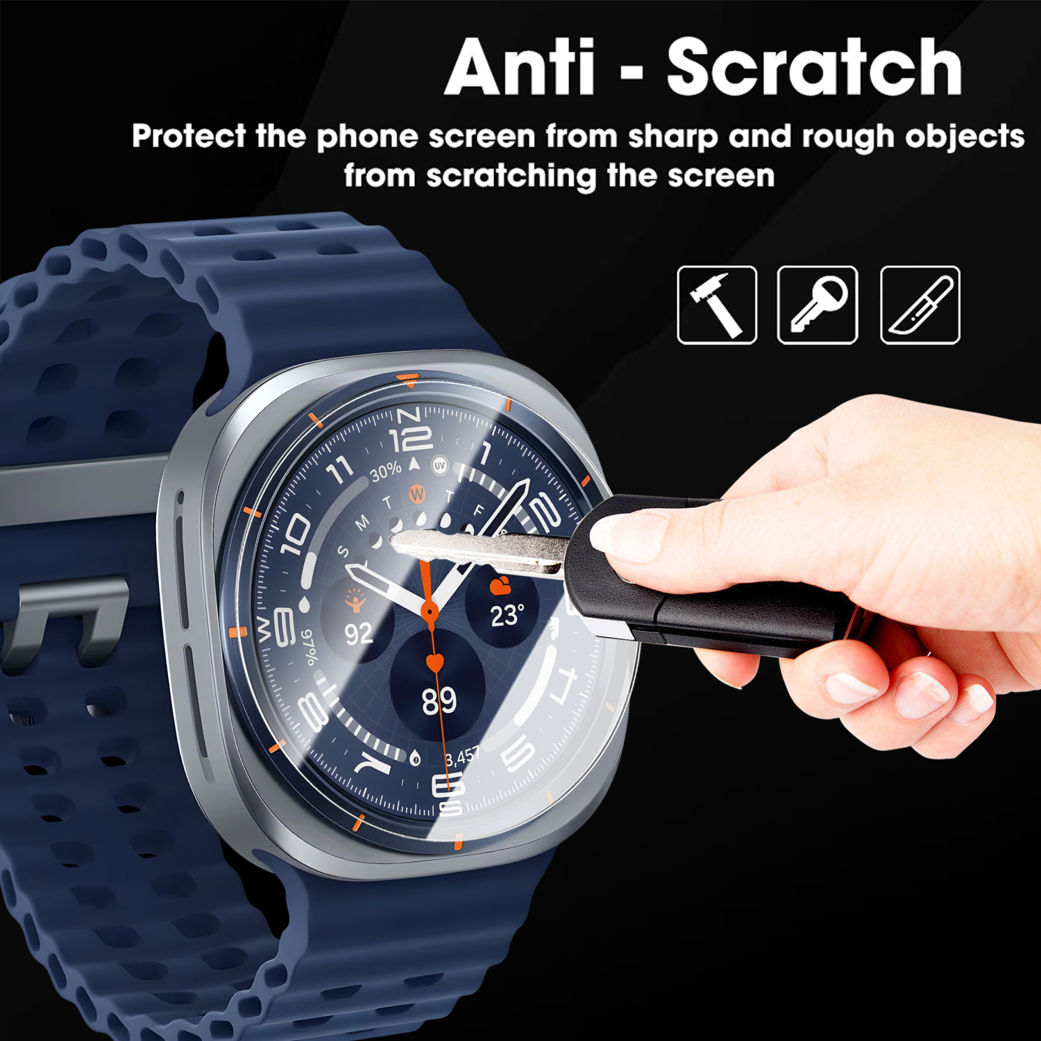 For Samsung Galaxy Watch Ultra - Glass Protector Auto recensie en prijs
