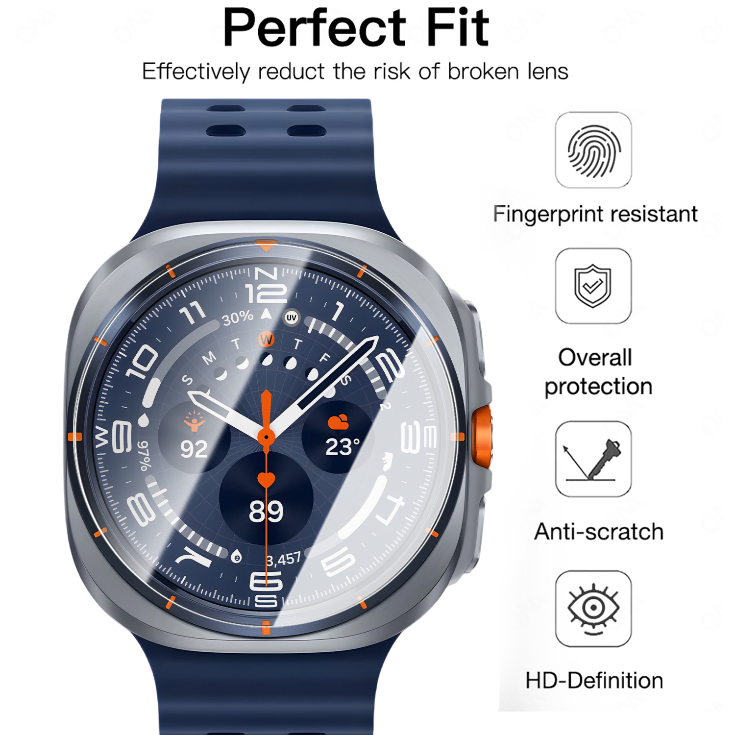 For Samsung Galaxy Watch Ultra - Glass Protector Auto recensie en prijs