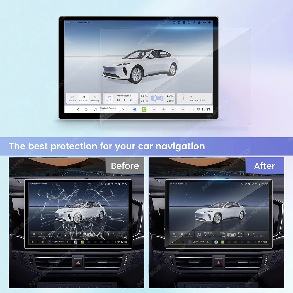 For 11.5 13 Inch Radio Tempere - Glass Protector Auto recensie en prijs