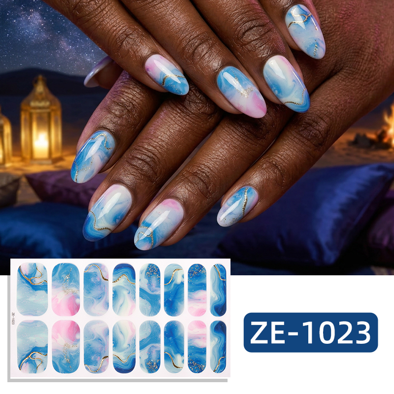 16Tips Glitter Marble Full Cov - Full Cover Adhesive recensie en prijs