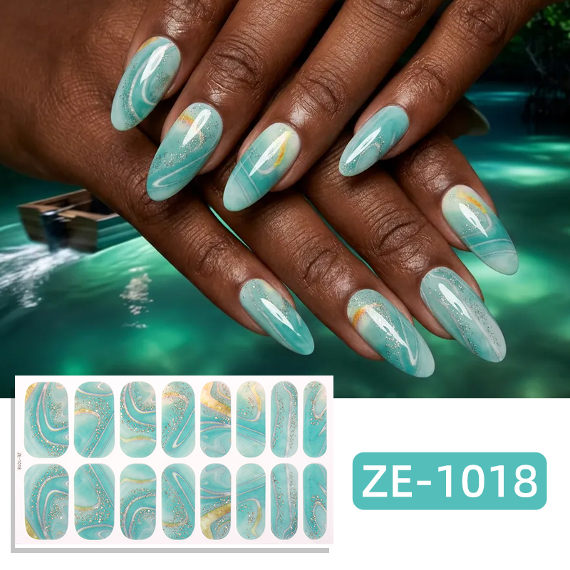 16Tips Glitter Marble Full Cov - Full Cover Adhesive recensie en prijs