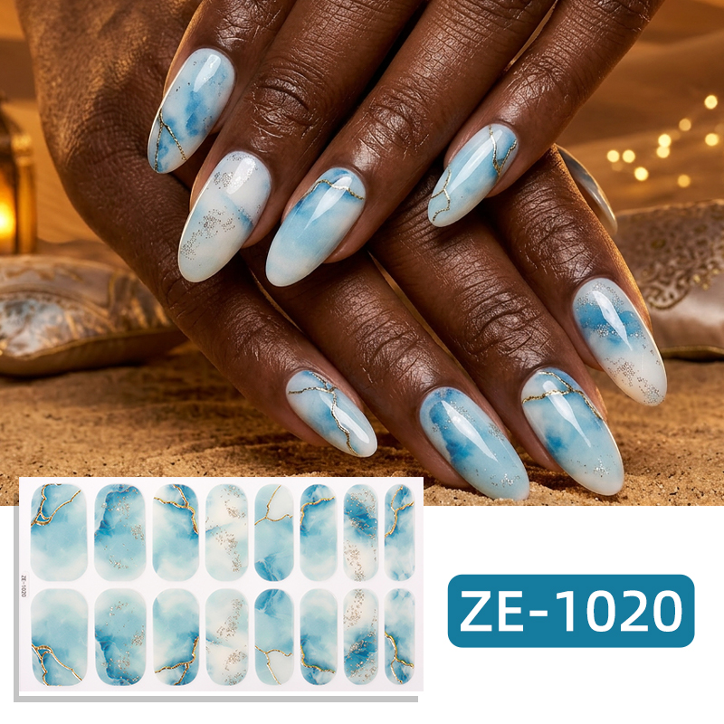 16Tips Glitter Marble Full Cov - Full Cover Adhesive recensie en prijs