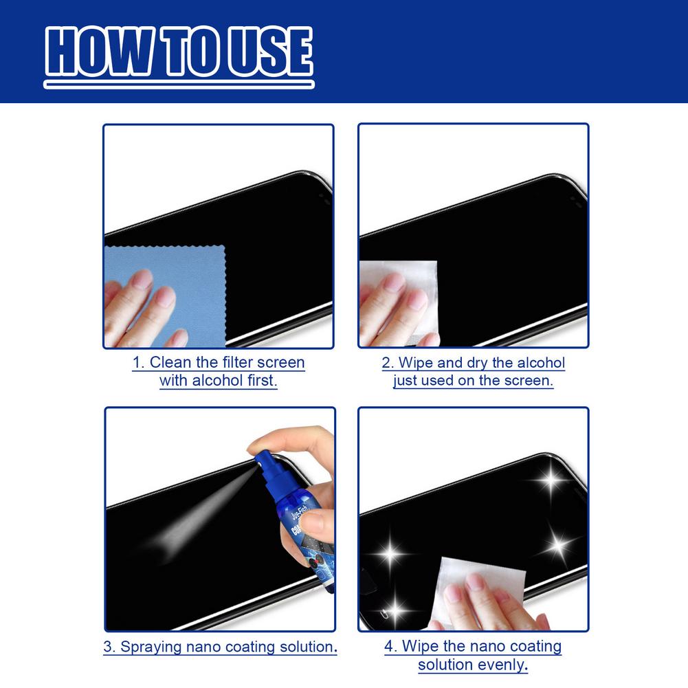 Liquid Screen Protector Spray  - Oleophobic Coating Spray recensie en prijs