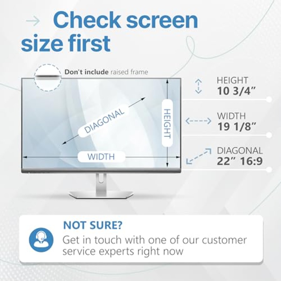2 Pack 22 Inch 16:9 Privacy Sc - Privacy Filter 2Pack recensie en prijs