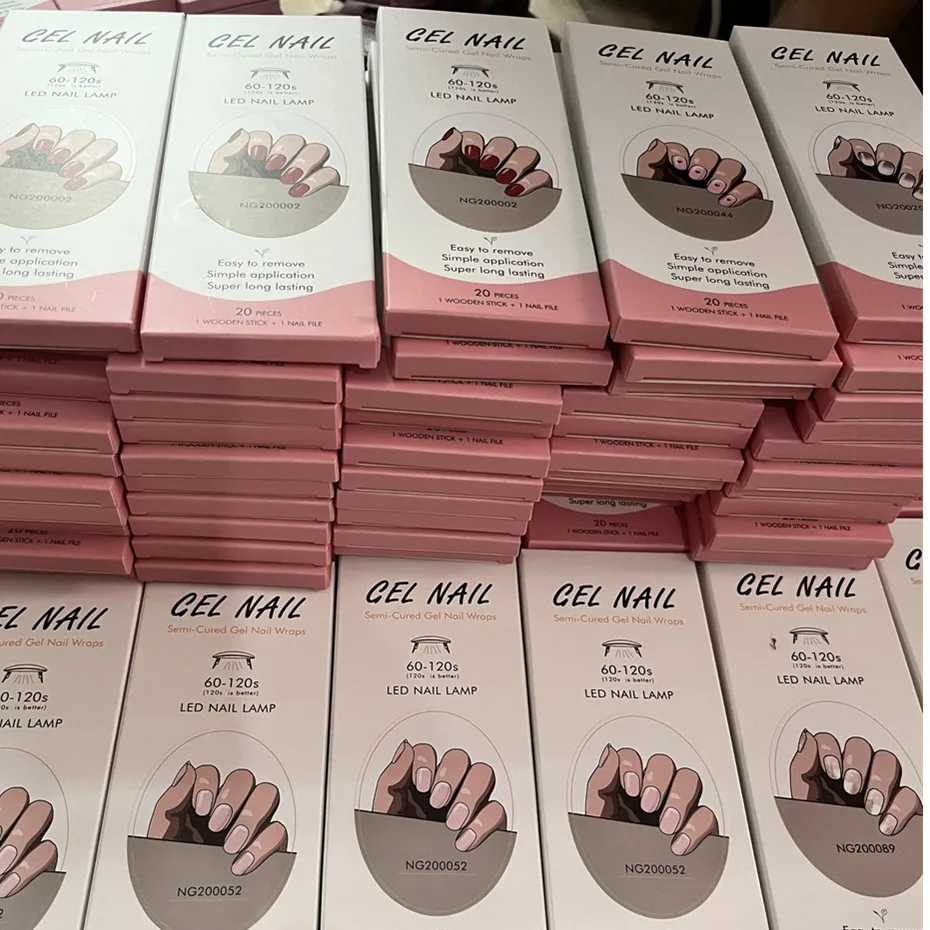 16/18/20Tips Gel Nail Stcikers - Full Cover Adhesive recensie en prijs