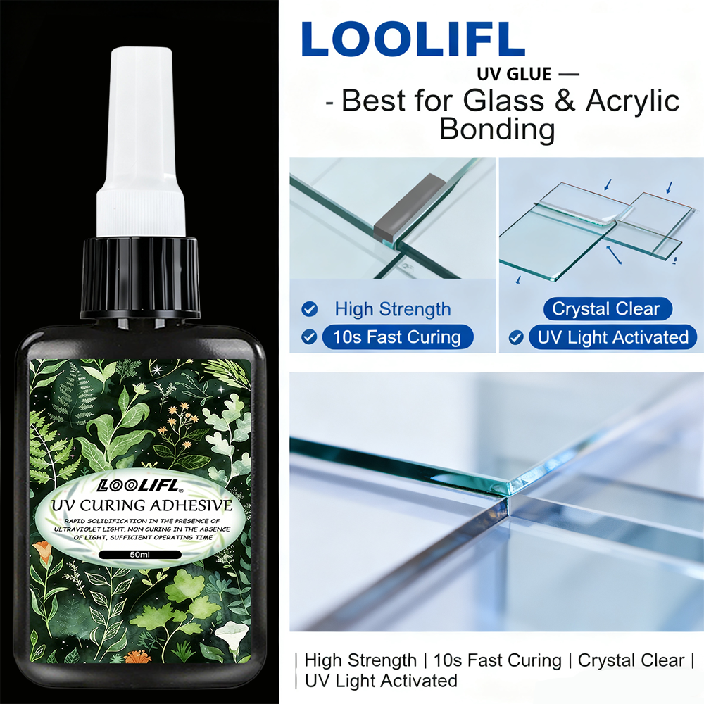 LOOLIFL UV Glue Kit 3 Bottles  - Liquid Uv Glue Kit recensie en prijs